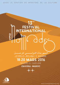 affiche festival nomades
